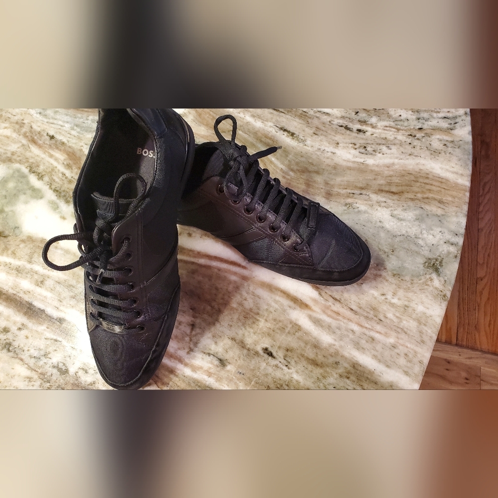 Boss Men's Saturn Black Sneakers